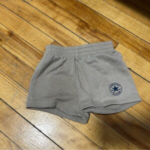 Converse Heather Gray Logo Shorts